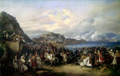 Prins Otton, zoon van Lodewijk I van Beieren, landt in Nafplio op 6/02/1833 en wordt koning van Griekenland
