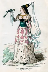 Dame van het landgoed ten tijde van Karel VI van Frankrijk, 1395 1882-1884