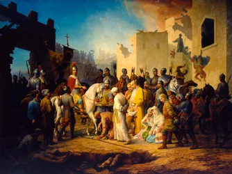 Tsaar Ivan IV Verovert Kazan in 1552, 1894