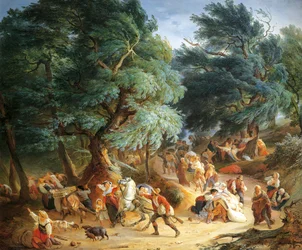 Aardbeving in Rocca di Papa nabij Rome