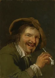 Geur: Een Lachende Man die een Pijp Rookt (uit de serie Personificaties van de Vijf Zintuigen, ca. 1635-66)
