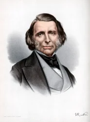 John Ruskin, Britse auteur, dichter, kunstenaar en criticus, c1890