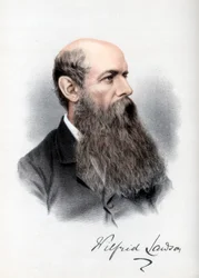 Sir Wilfrid Lawson, Britse politicus en geheelonthouder, c1890