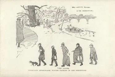 Onverkoelde enthousiasme, winterzwemmen in de Serpentine