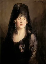 Portret van Victoria Eugenia van Battenberg (1887-1969)