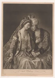 Man maakt een vrouw het hof