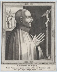 Sint Ignatius van Loyola, uit de serie Mannelijke stichters van religieuze orden, vóór 1610.