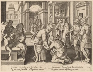 Cornelius die Sint-Pieter Aanbidt