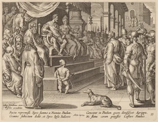 Sint Paulus voor Festus en Agrippa