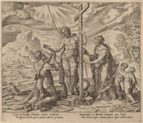 De ijverige werker verenigd met Christus na de dood