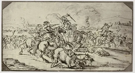 Borgognone, Een slag