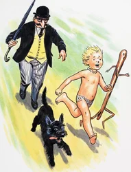 De achtervolging, illustratie uit 