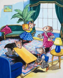 De stadsmuis en de plattelandsmuis