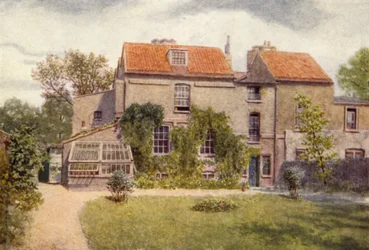 Sandford Manor Huis vanuit de Achtertuin, 1898