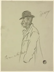 De man in de straat