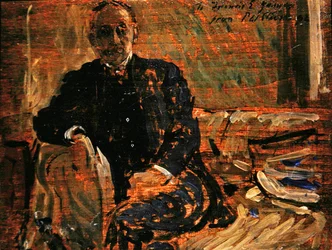 Portret van Francis Edward James