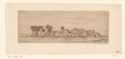Gezicht op Côm Al-Akhdar