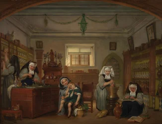 De apotheek in het Sint-Janshospitaal
