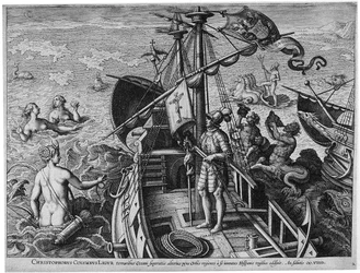 Christoffel Columbus Ligur Amerikae Retectio, 1591