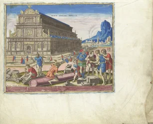 De Tempel van Diana in Efeze uit de serie De Achtste Wereldwonderen, 1572