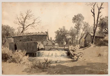 Molen aan de beek bij Schliersee