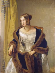 Portret van barones von Bernus