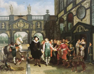 Het afscheid van Van Dyck, 1814