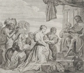 Salomo en de Koningin van Sheba, 1784
