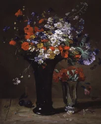 Stilleven. Schilderij van Philippe Rousseau (1816-1887) Privécollectie.
