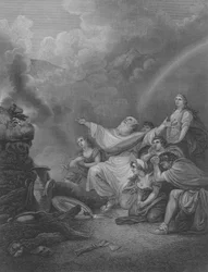 Noachs Offer, Genesis 8, Vers 20-22