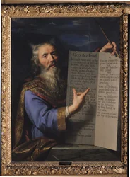 Mozes met de stenen tafelen, 1663