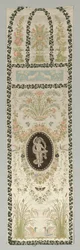 Wandbekleding met klassieke figuur