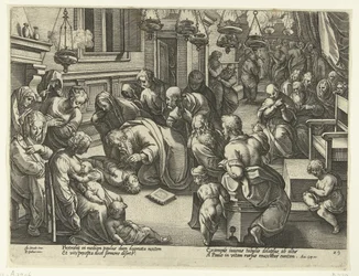 Paulus wekt Eutychus op Geschiedenis van de apostelen