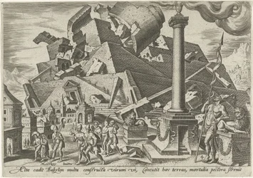 De vernietiging van de toren van Babel De onheilsdagen van het Joodse volk (serie)