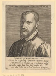 Portret van Charles de Langhe