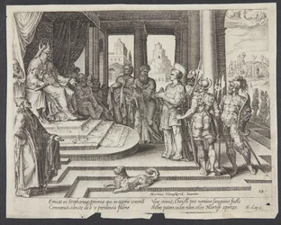 St. Stefanus voor de hogepriester en de raad