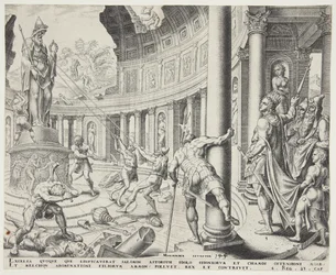 De vernietiging van de tempel van Astarte, Chemosh en Milcom