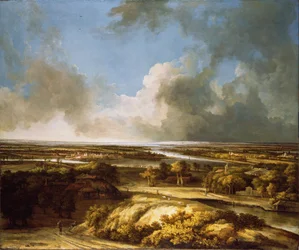 Een panoramisch landschap