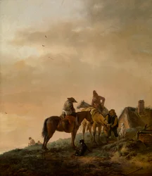 Rust van een ruiter