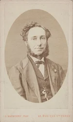 Portret van de violist en componist Camillo Sivori 1815-1894