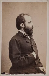 Portret van de dirigent en componist Angelo Mariani 1821-1873