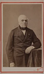 Portret van de componist Daniel-François-Esprit Auber 1782-1871, c. 1870