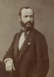 Portret van de violist en componist Henri Vieuxtemps 1820-1881, 1870s