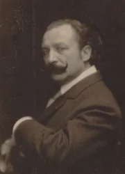 Portret van de componist Xavier Leroux 1863-1919, 1910