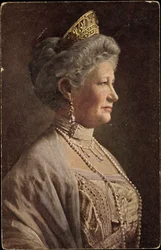 Keizerin Auguste Victoria, Portret, Kroon, Sieraden