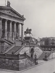 Nationale Galerie en monument van Friedrich Wilhelm IV
