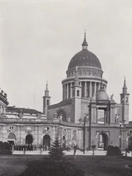 Potsdam, Stadtschloss, Fortunaportal en St. Nikolaikirche