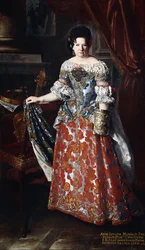 Portret van Anna Joseph Monialis