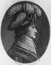 Portret van Lazare Nicolas Marguerite, Graaf Carnot (1753-1823), Franse generaal, politicus, ingenieur en wiskundige (gravure)