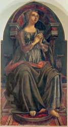 Hoop, uit een serie panelen die de deugden uitbeelden, ontworpen voor de Raadskamer van de Koopmansgildehal, 1469